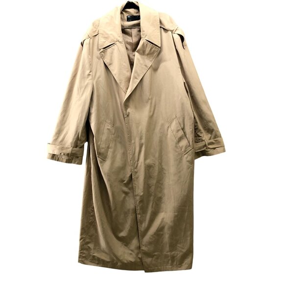 ASOS Other - ASOS Oversized Trench Coat Mens M Beige Khaki Rain Overcoat Outdoors Long